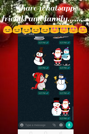 Christmas Stickers for WhatsApp-WAStickerApps Screenshot 3