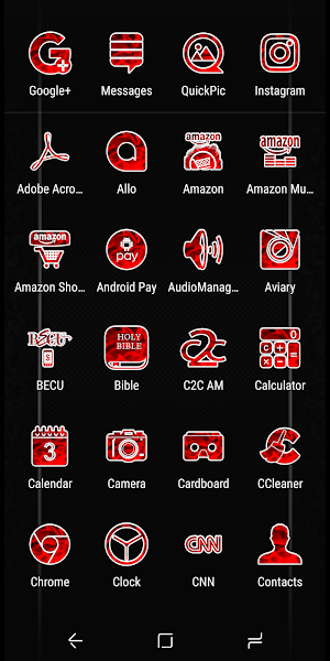 SeventySeven Red Icon Pack Screenshot 3