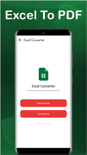 Excel to CSV & PDF Converter Screenshot 2