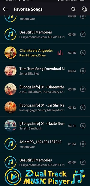 Dual Track Music & MP3 Player Screenshot 3