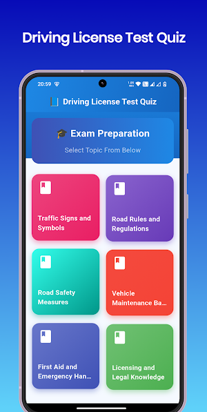 Driving License Test Quiz Screenshot 0