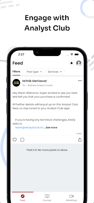 Analyst Club Screenshot 1