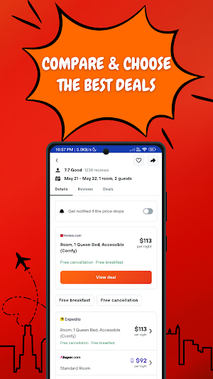 Cheap Hotels - RareFare Screenshot 3
