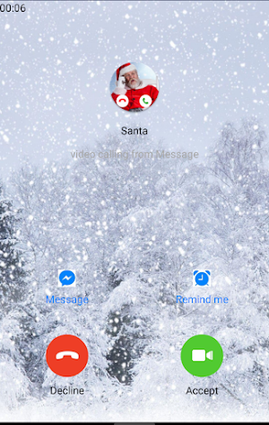 Fake Video Call Santa`s Screenshot 2