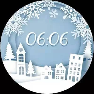 TicWatch Christmas Snow Screenshot 0