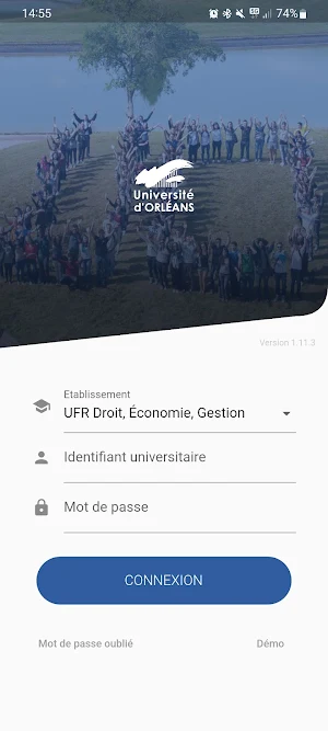 UnivOrleans Screenshot 0
