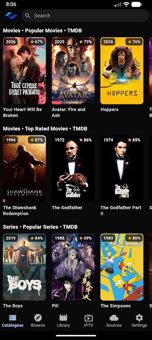 Streamlet - movie catalogue Screenshot 0