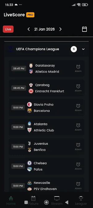 Live Football TV HD Streaming Screenshot 0