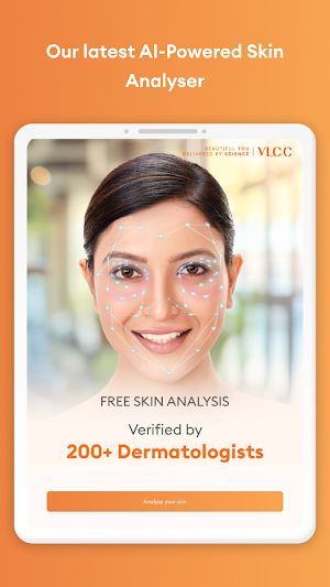 VLCC Skin Analyser Screenshot 0