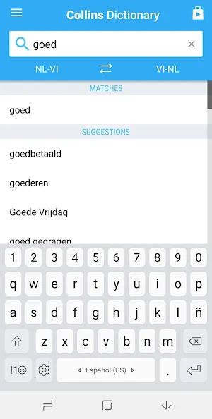 Vietnamese-Dutch Dictionary Screenshot 3