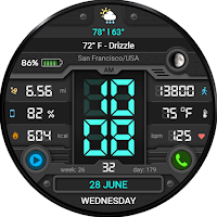 WFP 051 Digital watch face