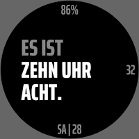 Die WORTUHR / German WORDCLOCK