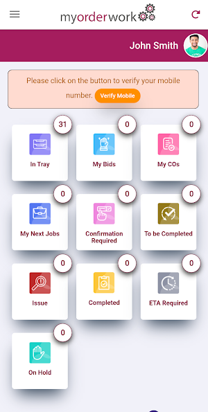 myOrderWork Screenshot 3