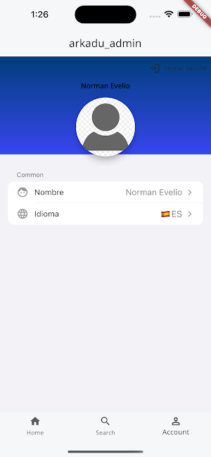 Arkadu Admin Screenshot 1