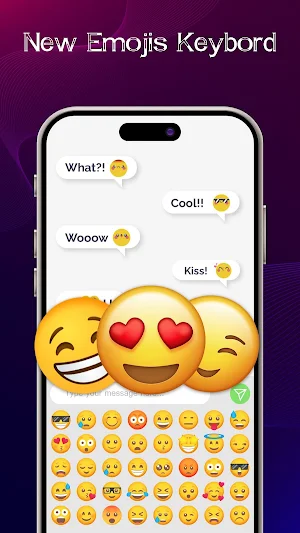 iPhone Keyboard iOS Emojis Screenshot 1