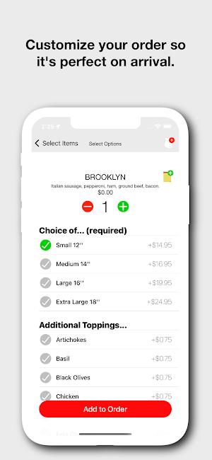 Brooklyn Pizzeria Screenshot 0