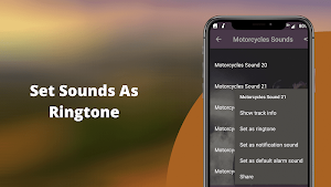 Motorcycle Sounds - Motorcycle Sound Ringtones Screenshot 2