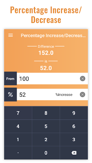 Percentage Calculator -Calculate Percentage Easily Screenshot 1