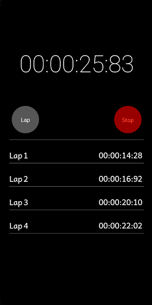 StopWatch Screenshot 3