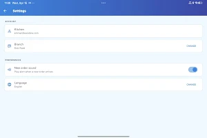 KDS EwiiDine Screenshot 2
