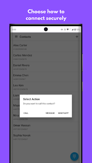 Private Contacts: Secure Vault Screenshot 1