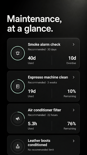 Maintenance: Home Reminders Screenshot 0