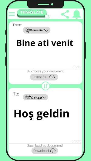 Turkish - Romanian Translator Screenshot 1