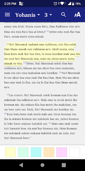 Alkitab Tetun Screenshot 3