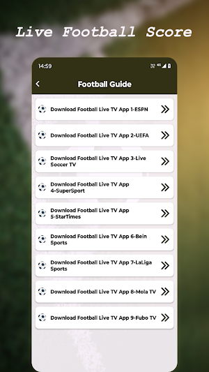Live Football TV HD Streaming Screenshot 3