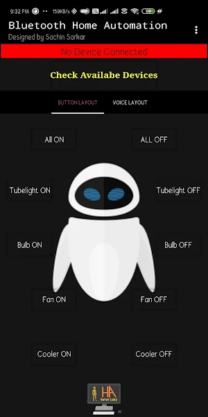 Bluetooth Home Automation Screenshot 2