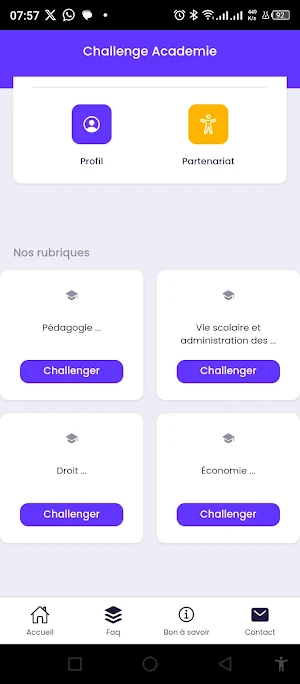 Challenge academie Screenshot 2