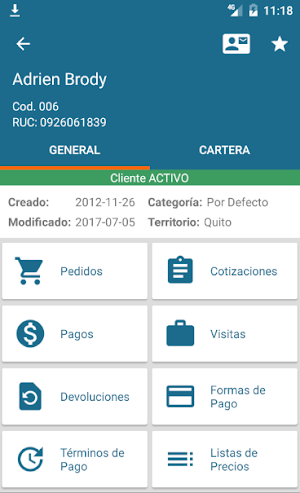 Pedidos Móviles Screenshot 1