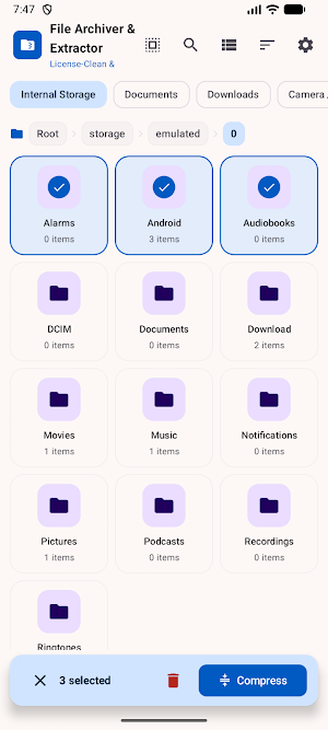 File Archiver & Extractor Screenshot 1