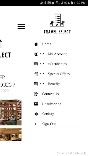 Travel Select Screenshot 1
