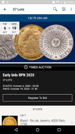 Río de la Plata Numismática Screenshot 1
