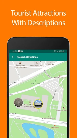 Mexico city Offline Map and Travel Guide Screenshot 0