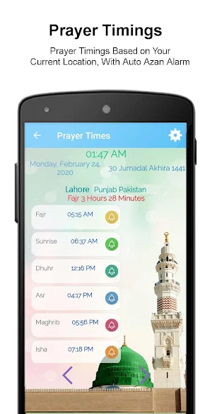 Muslim Prayer Timings - Azan Pro, Quran, Hadith Screenshot 1
