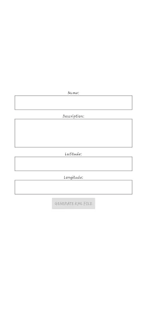 KML File Generator Screenshot 0