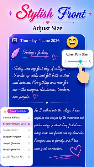Daily Journal: Diary with lock Screenshot 1