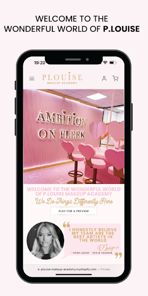 P. Louise Makeup Academy Screenshot 0