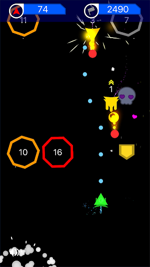 Space Survival: 2D Asteroids Screenshot 1