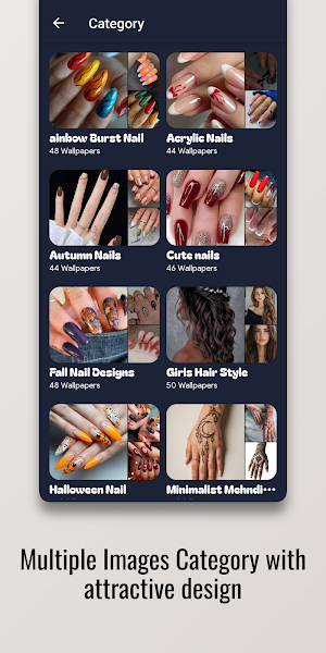 Ainbow Burst Nail Art Design Screenshot 1