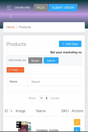 Makda Food System Screenshot 2