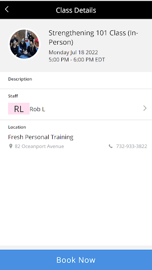 Fresh Personal Training Screenshot 2