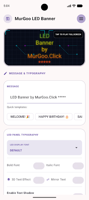LED Banner: Scroller Marquee Screenshot 0