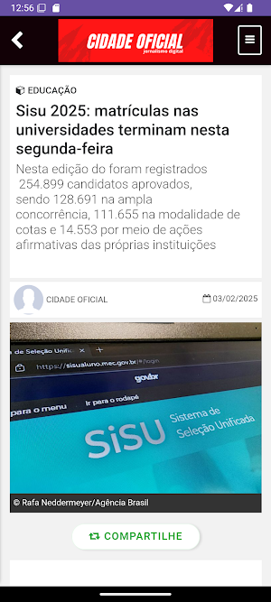 Cidade Oficial Screenshot 1