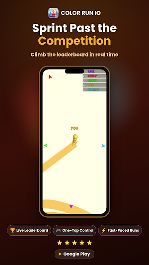 Color Run IO: Territory Game Screenshot 1
