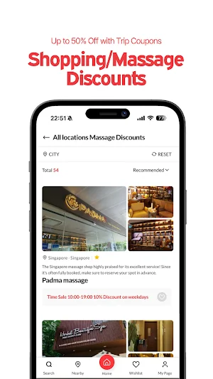 Trip Coupon Screenshot 1
