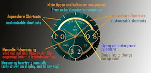 LuxuryAqua Watch Face Wear OS Screenshot 2