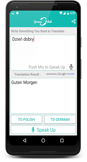 German Polish Translator Screenshot 2